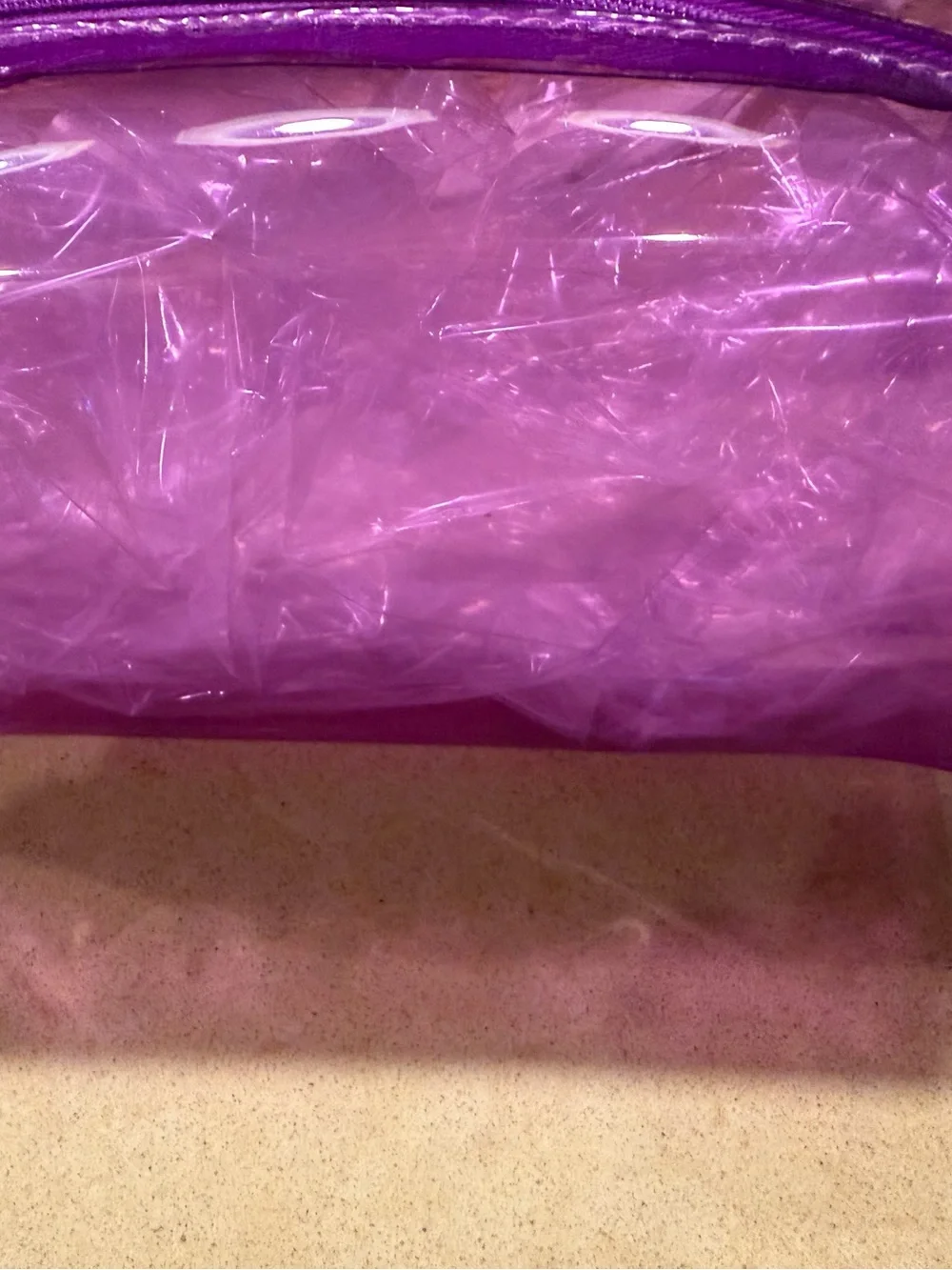Target Beauty Womens Cosmetic Bag Purple NWT